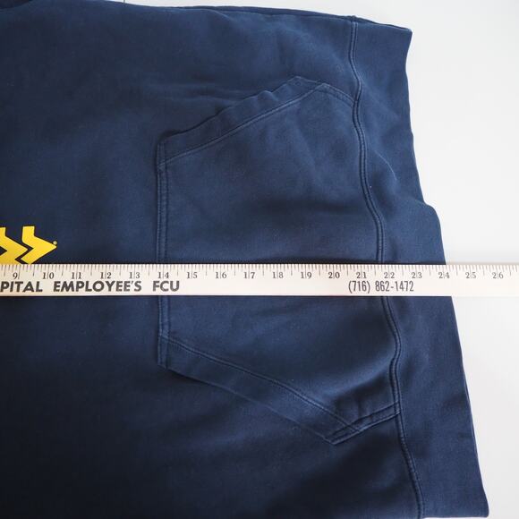 West‎ Virginia University Mountaineers Men's Size Large Hoodie NCAA Big 12 - Picture 9 of 10